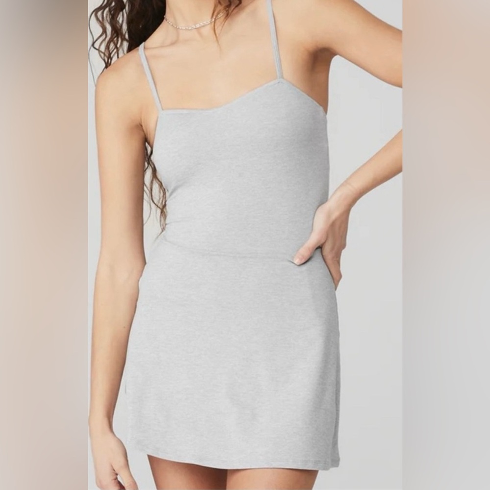 ALO Yoga Gray Mini Dress